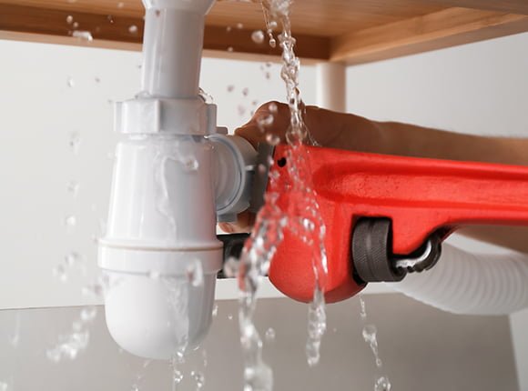 Leaking pipe