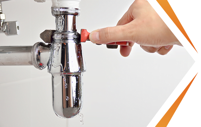 engineer fixing water pipe